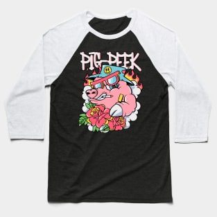 Pig peek Baseball T-Shirt